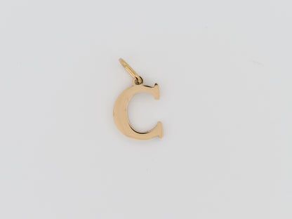 Golden letter