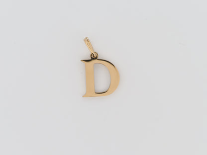 Golden letter