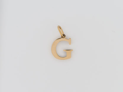 Golden letter