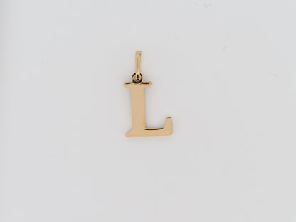 Golden letter