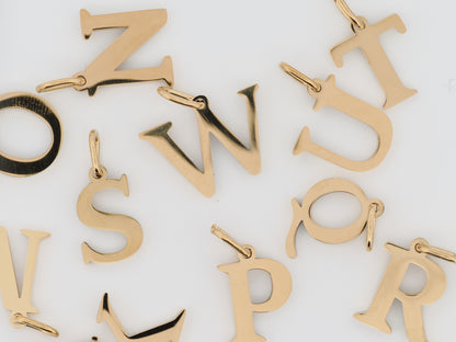 Golden letter