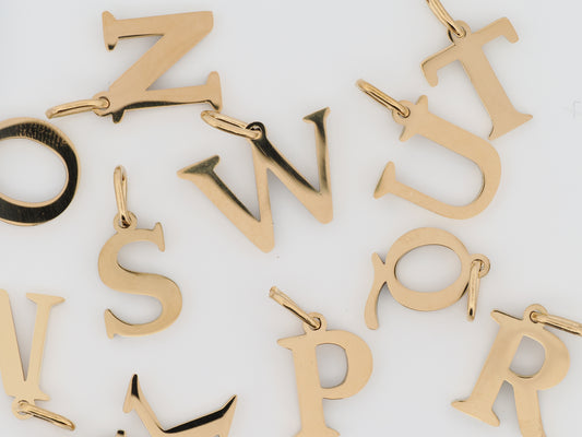 Golden letter
